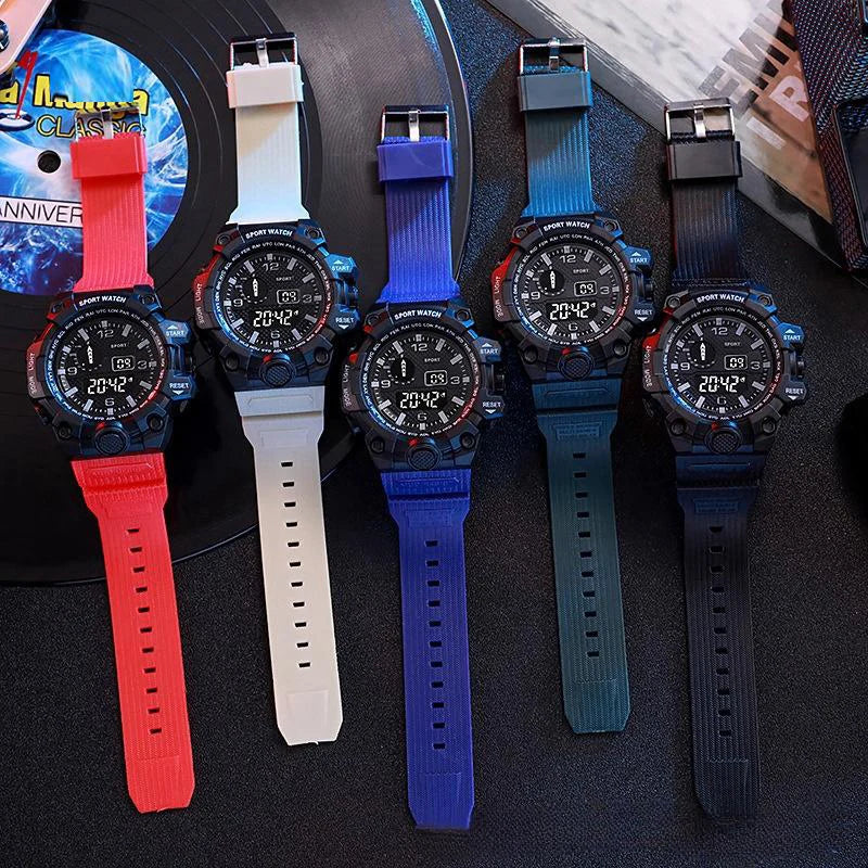 Reloj Deportivo Digital LED YIKAZE Militar Multifuncion
