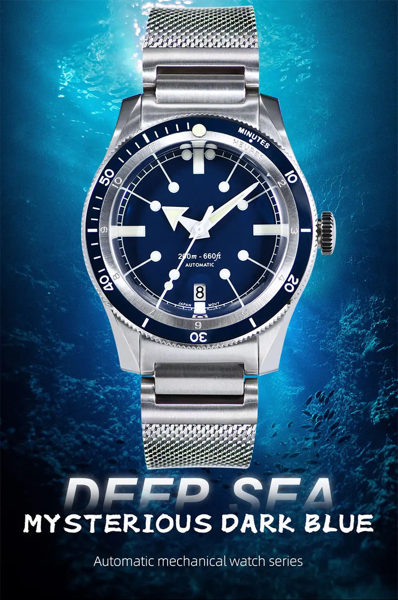 Reloj Mecánico Automático SEA KNIGHT Cristal Zafiro, Acero 316L, 200M