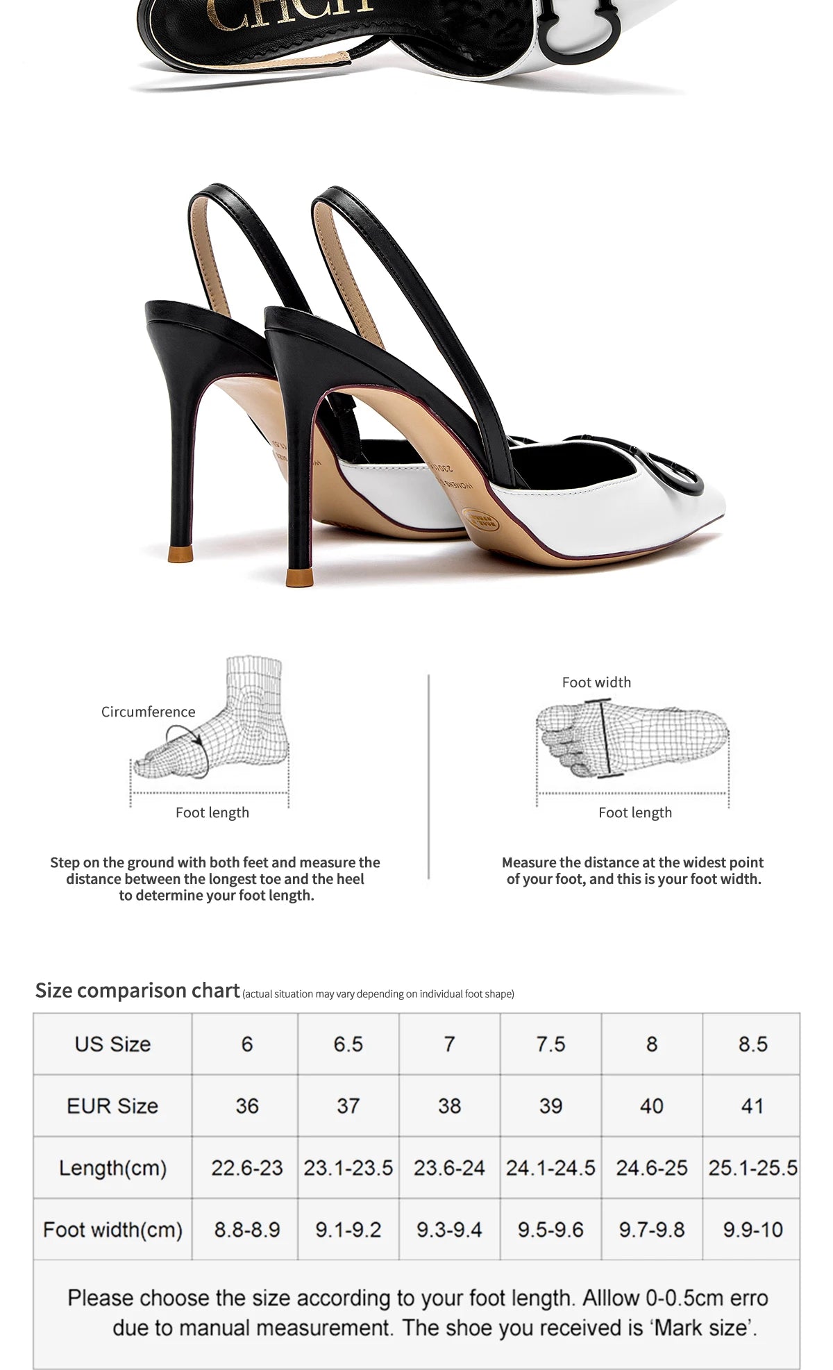Stilettos de Mujer Punta Fina con Tiras y Plataforma 9 cm