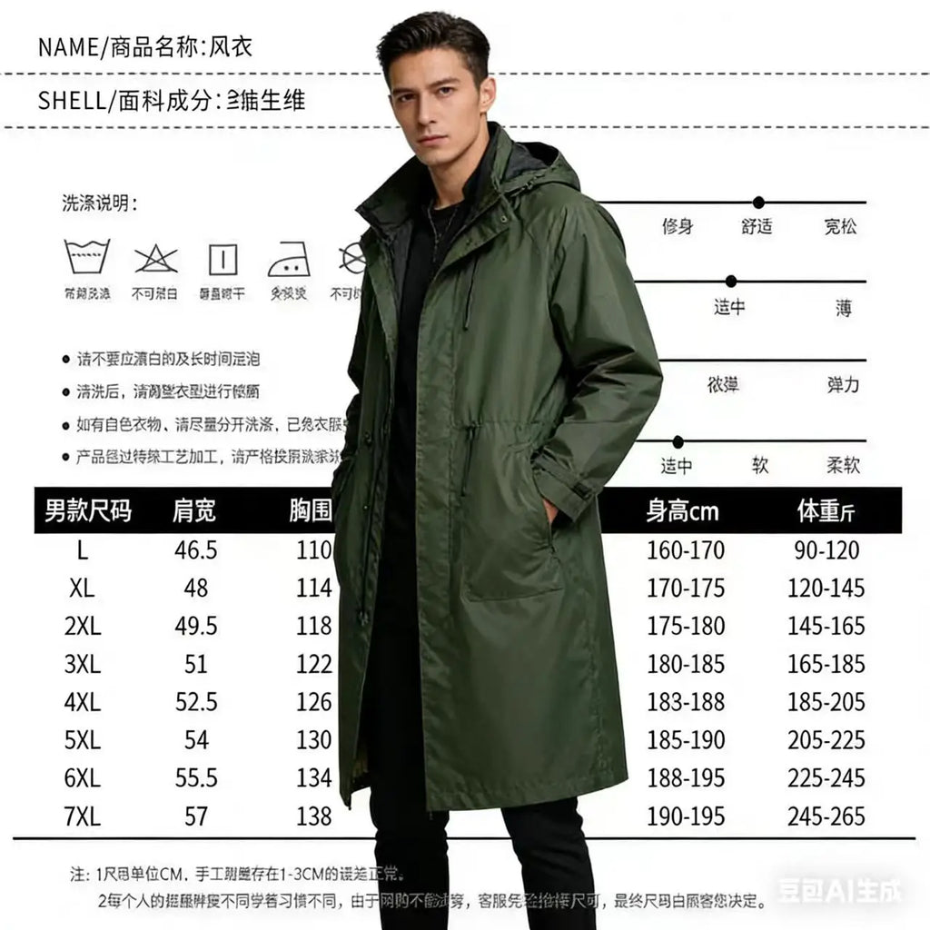 Chaqueta de Exterior JEEP Spirit para Hombre con Capucha Desmontable