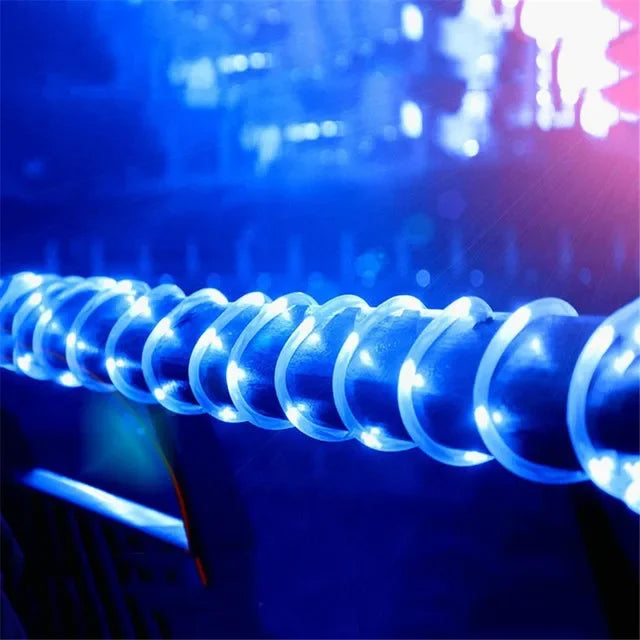 Guirnalda de Luces LED Solares para Jardín y Exterior 7-32M