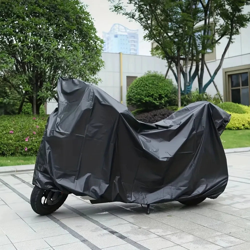 Funda Universal para motocicleta, a prueba de sol, a prueba de polvo, impermeable, para bicicleta, Scooter, protección UV, rayas reflectantes