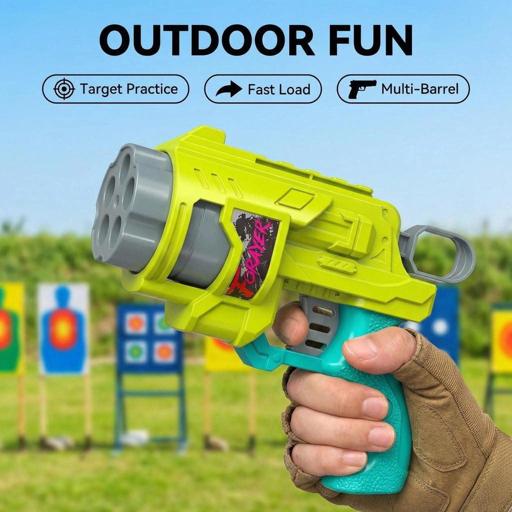 Nuevo Lanzador Manual de Dardos de Espuma para Niños, Pistola de Juguete de Combate con Munición Segura, Opciones Multicolor para Niños