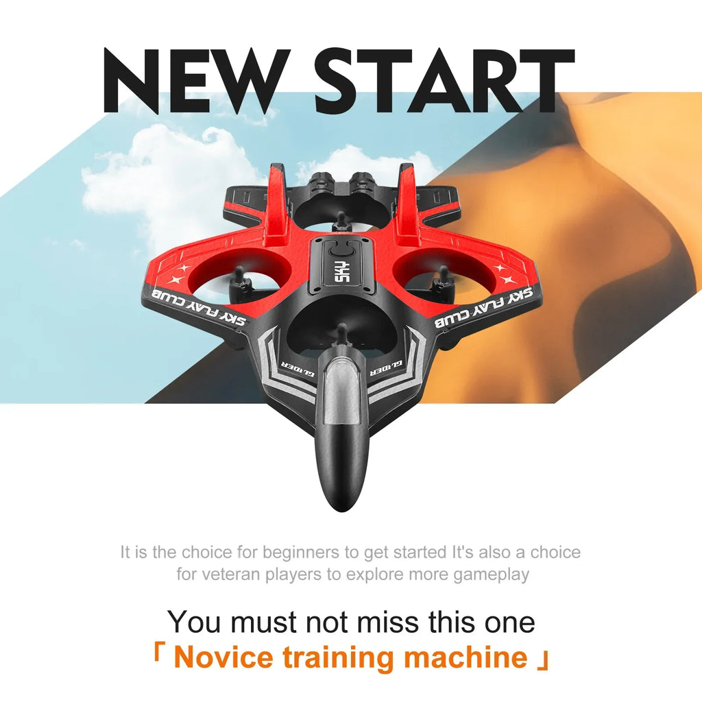Dron RC Planeador YP3 con Luces LED y Control Remoto 2.4G