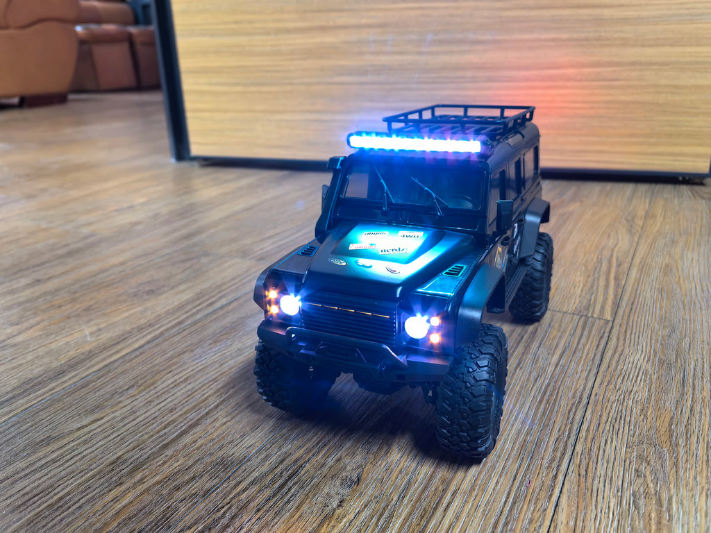 Coche RC 1:16 Monster Truck 4WD, Todoterreno Eléctrico, Regalos para Niños