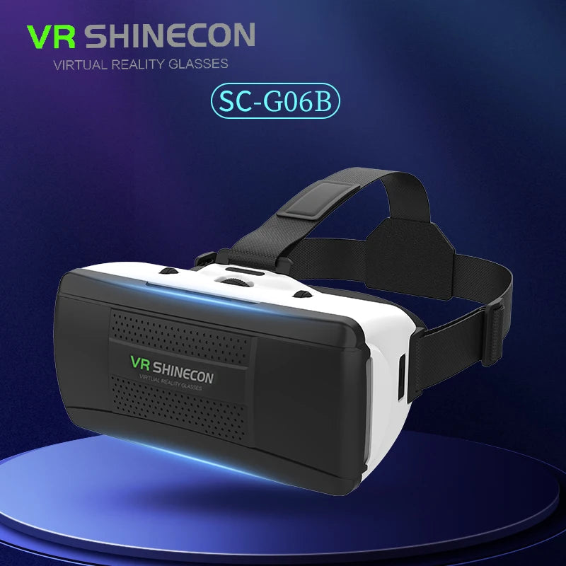 Gafas de Realidad Virtual 3D para Teléfono Móvil, Casco con Lentes para Smartphone, Dispositivo de Realidad Virtual, Visor para Celular