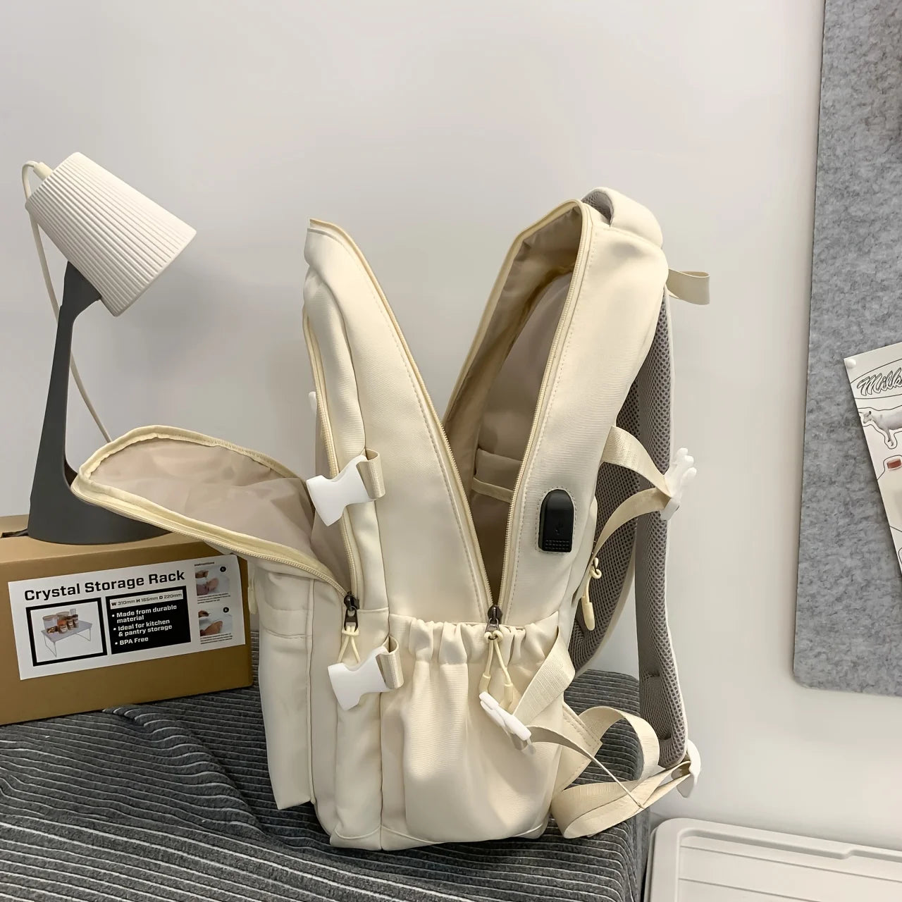 Mochila de viaje para parejas de muy buen gusto de gran capacidad multicapa