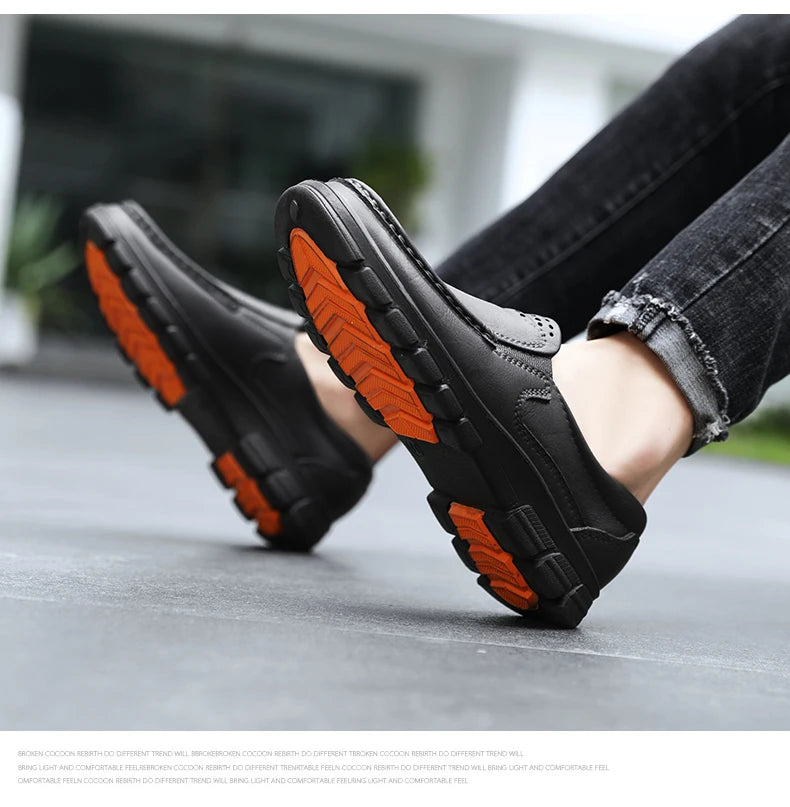 Zapatos de Chef Antideslizantes para Hombre — Suela EVA, Resistentes al Aceite
