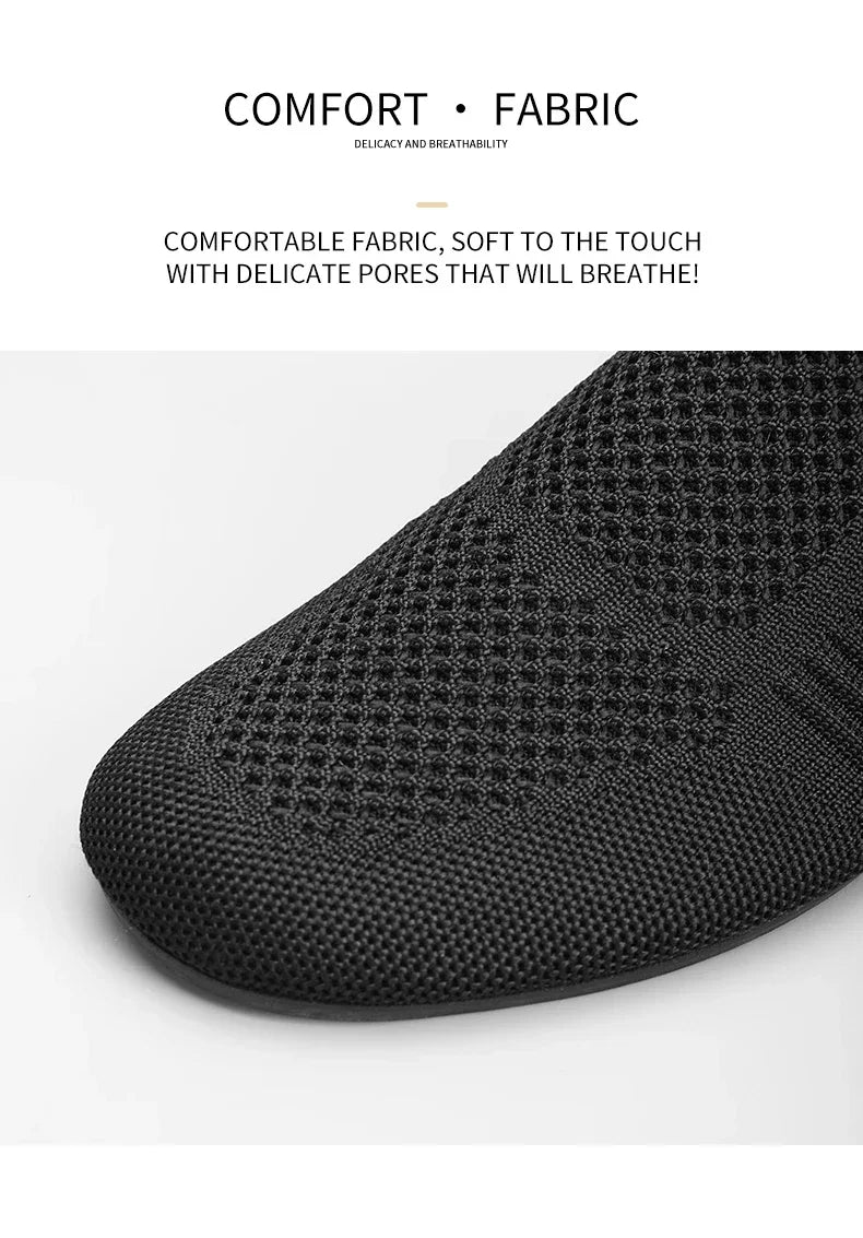YRZL-mocasines de conducción suaves para hombre, zapatos planos de alta calidad para caminar, mocasines informales de malla transpirable, sin cordones