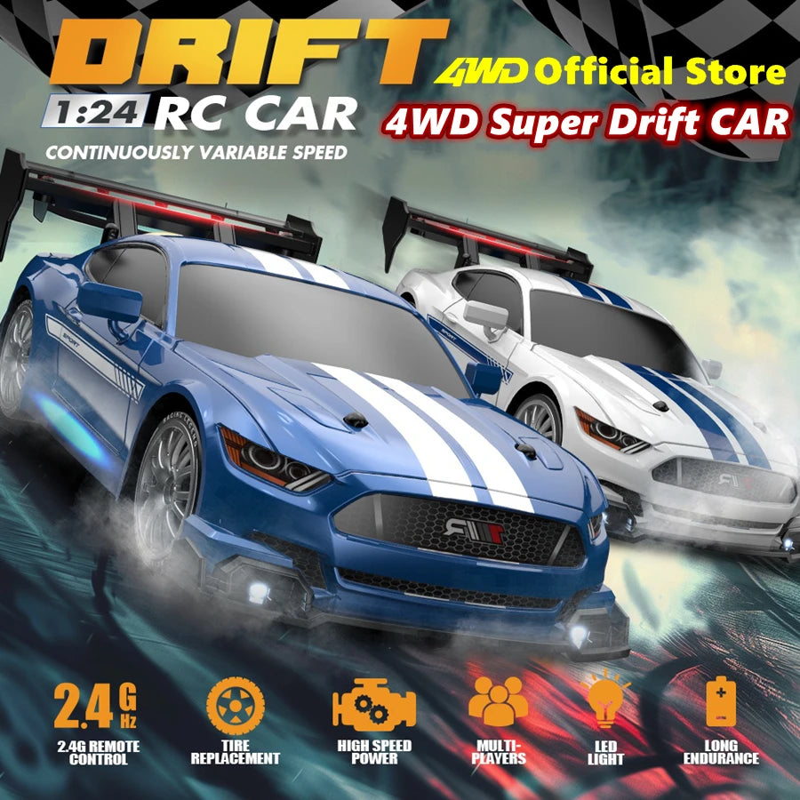 Coche RC Drift 4WD, Modelos GTR PRO y AE86 PRO