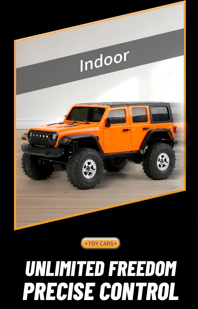 Auto RC JJRC C8801 Jeep Wrangler 4WD 1:18 Control Remoto