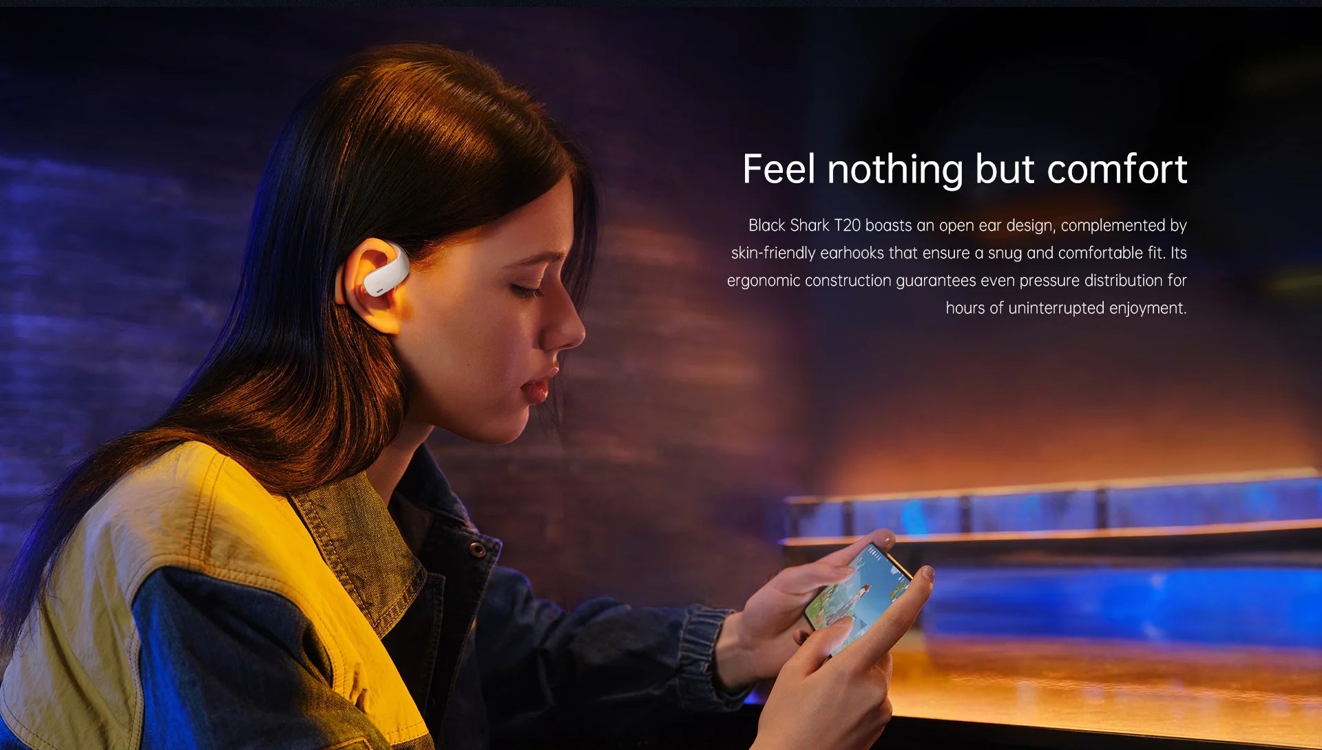 Black Shark T20 Auriculares Bluetooth 5.3 IPX67