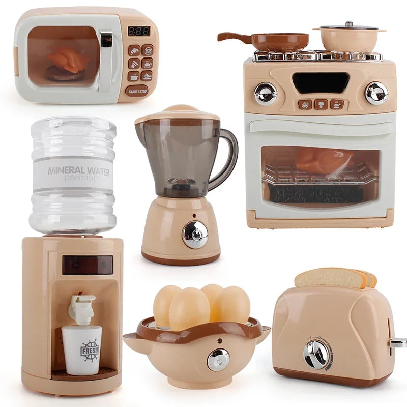 Juguete Electrodomésticos de Cocina en Miniatura para Niños