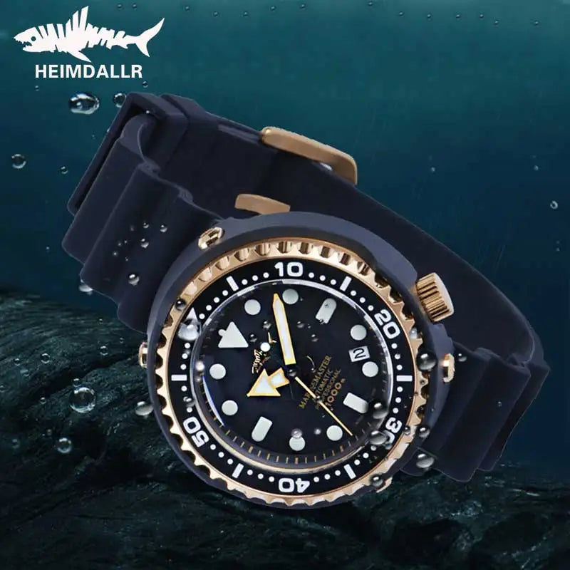 Reloj de Buceo Mecánico HEIMDALLR Tuna 1000M con Movimiento NH35A