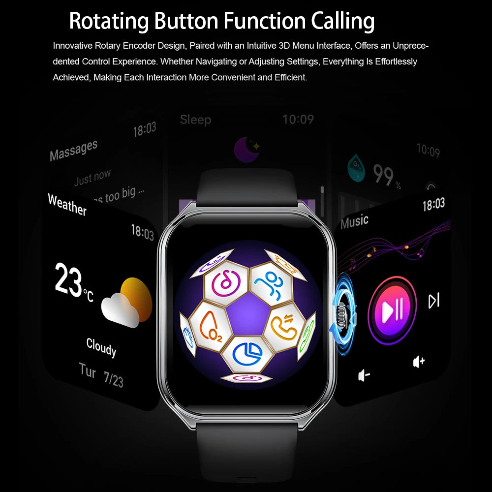 Reloj Inteligente Ultrafino Bluetooth IP68 Salud