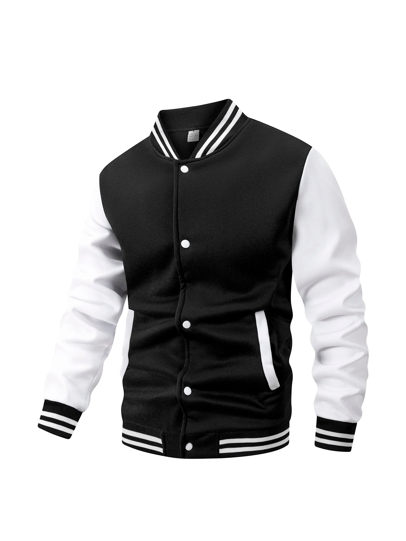 Chaqueta Universitaria de Béisbol para Hombre, Forro Polar, Retro
