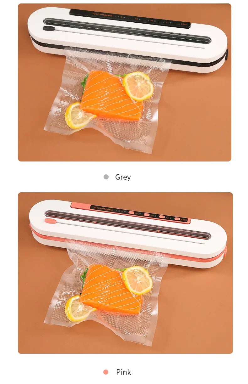 Máquina automática de envasado al vacío para el hogar, sellador de alimentos al vacío para seco, húmedo, polvo suave, máquina de sellado de almacenamiento de alimentos, 30cm, nuevo