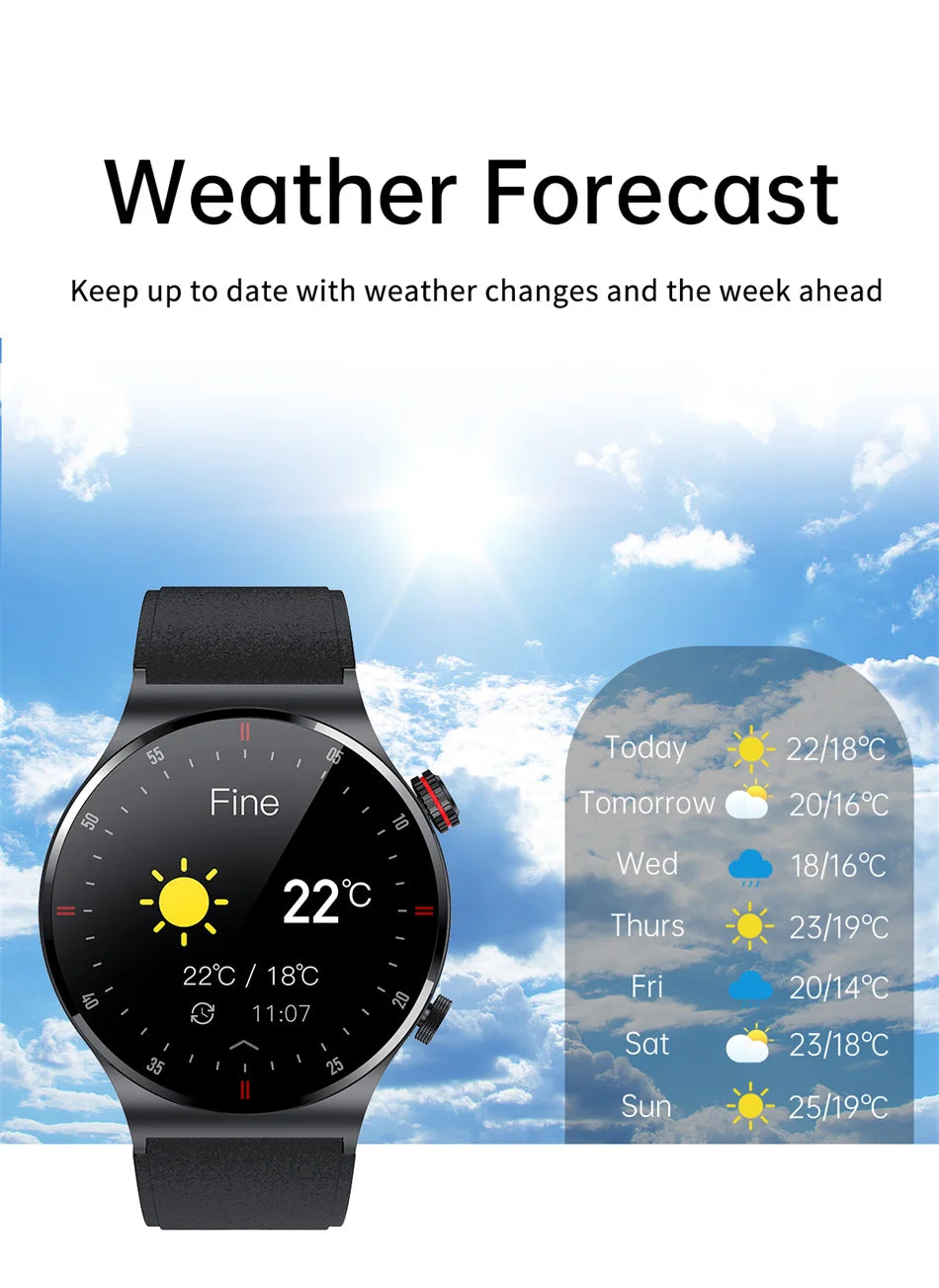 Reloj Inteligente Deportivo con Pantalla Táctil y Llamadas Bluetooth