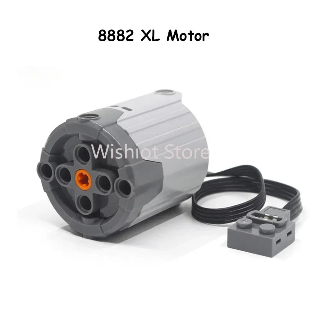 Funciones de energía técnica MOC compatibles con Legoeds, Motor M 8883, Control remoto modificado, grupo de energía, tren, caja de batería de litio 9686