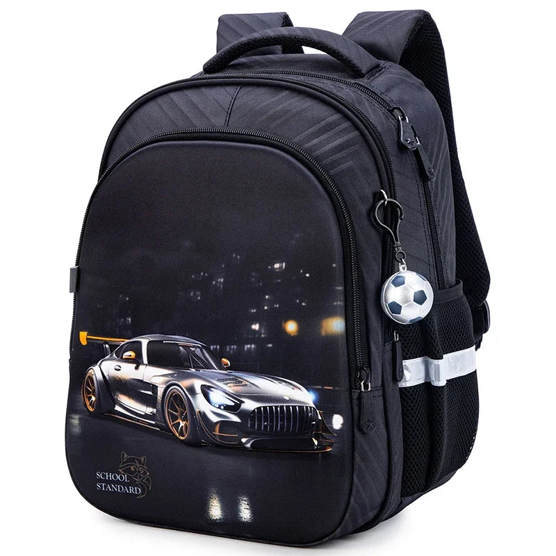 Mochilas escolares de dibujos animados para niños, mochila ortopédica para niños de 1 a 2 grados, mochilas escolares para estudiantes, nueva marca rusa