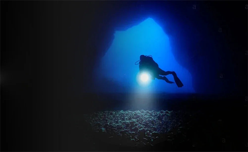 Linterna de Buceo LED Impermeable IP68