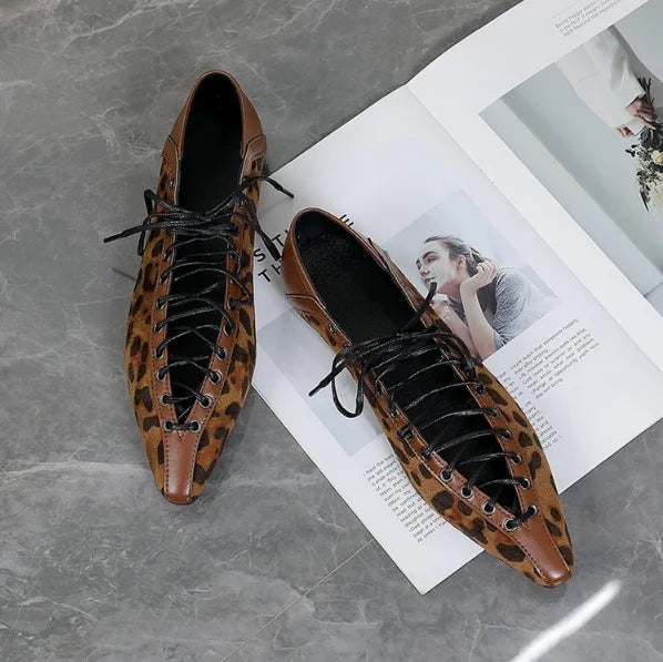 Zapatillas Deportivas para Mujer, Ligeras, Transpirables, con Cordones, Punta en Pico, Estilo Retro Casual para Uso Diario y Estilo Urbano