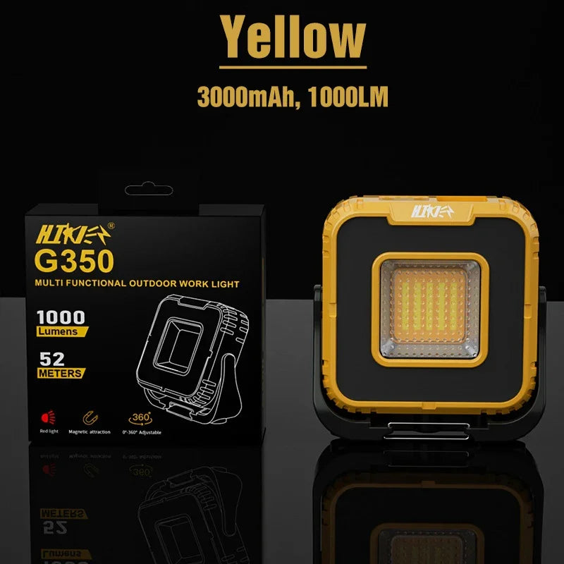 Foco LED Portátil Recargable para Exteriores