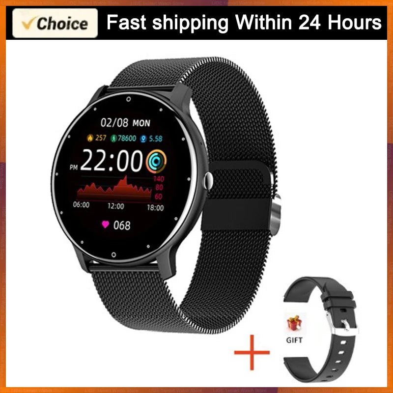 Reloj Inteligente Deportivo Impermeable con Monitor de Ritmo Cardíaco