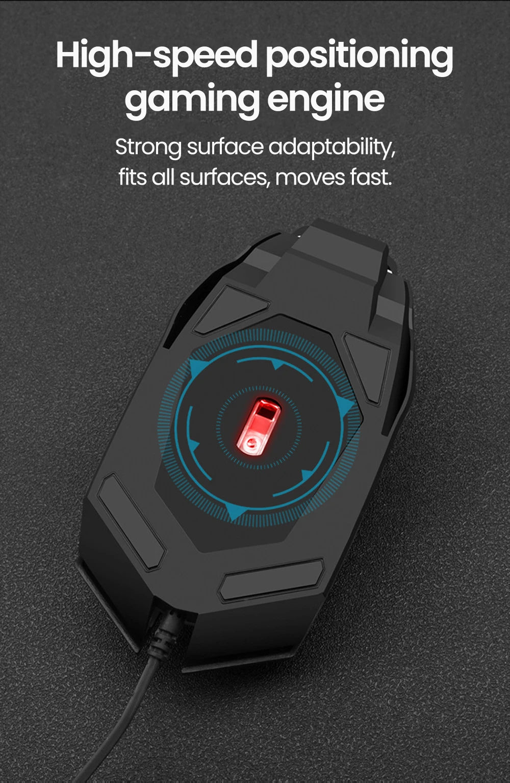 Ratones USB silenciosos con retroiluminación RGB, ratón para juegos con cable USB para PC de escritorio, portátil, ordenador, hogar y oficina, LED luminoso de 1600DPI