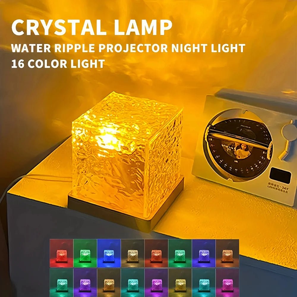 Proyector LED RGB de Olas Aurora con Luz Nocturna