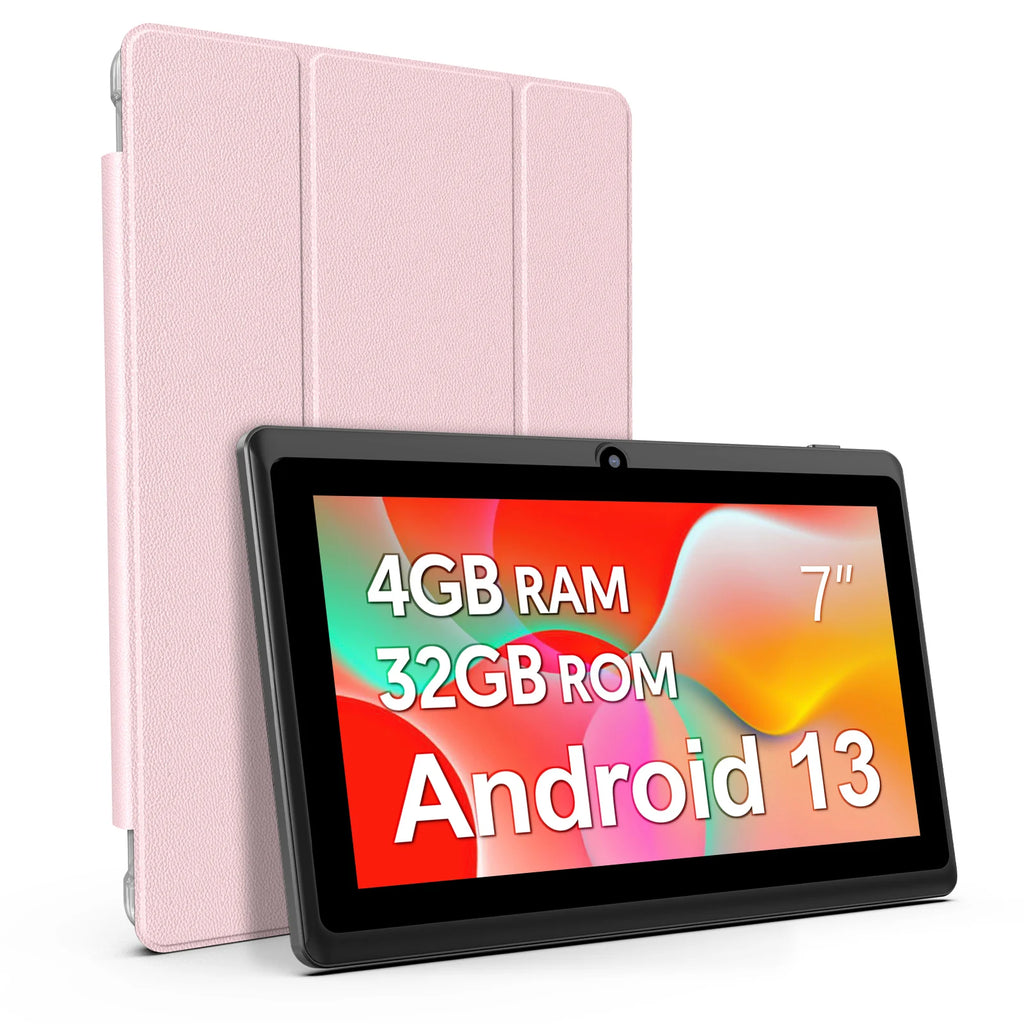 Tablet Android 13 de 7 pulgadas, 4GB RAM, 32GB, pantalla IPS HD