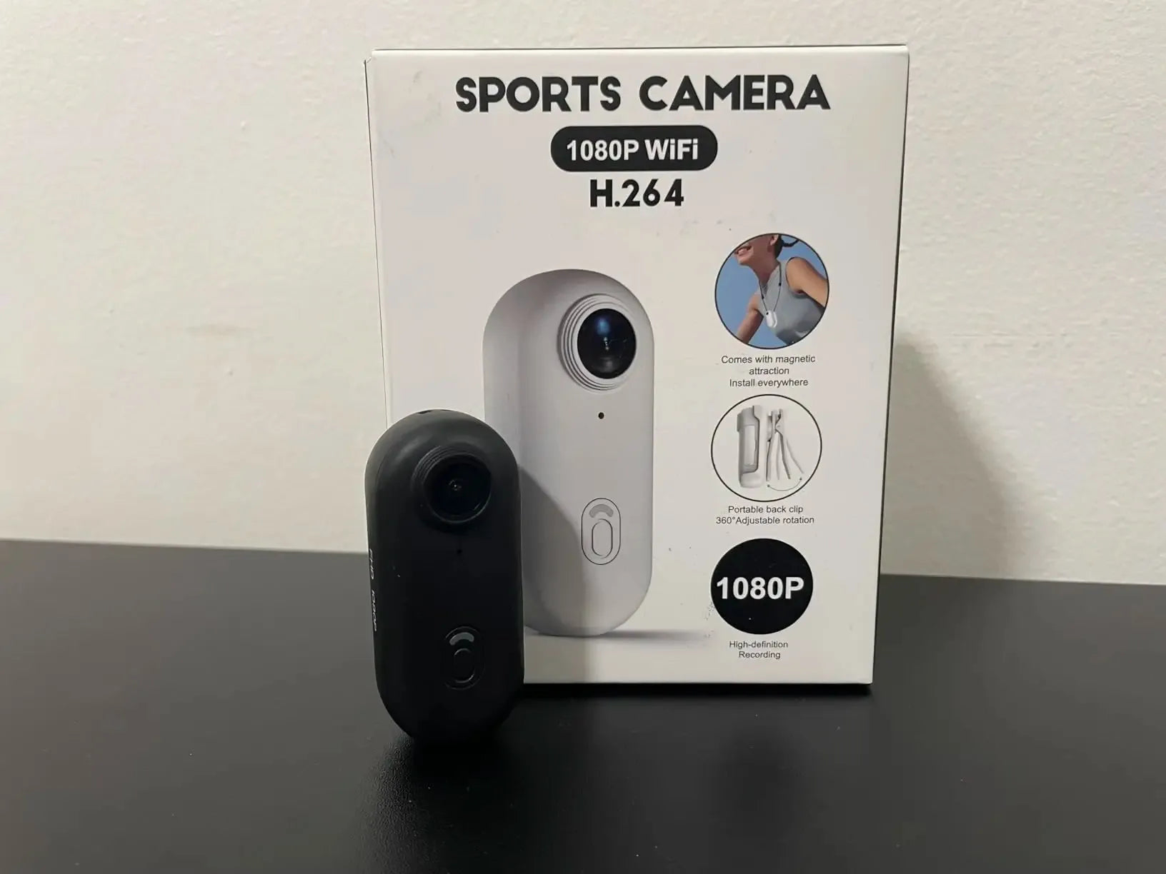 Mini Cámara Corporal 1080P de Acción Premium