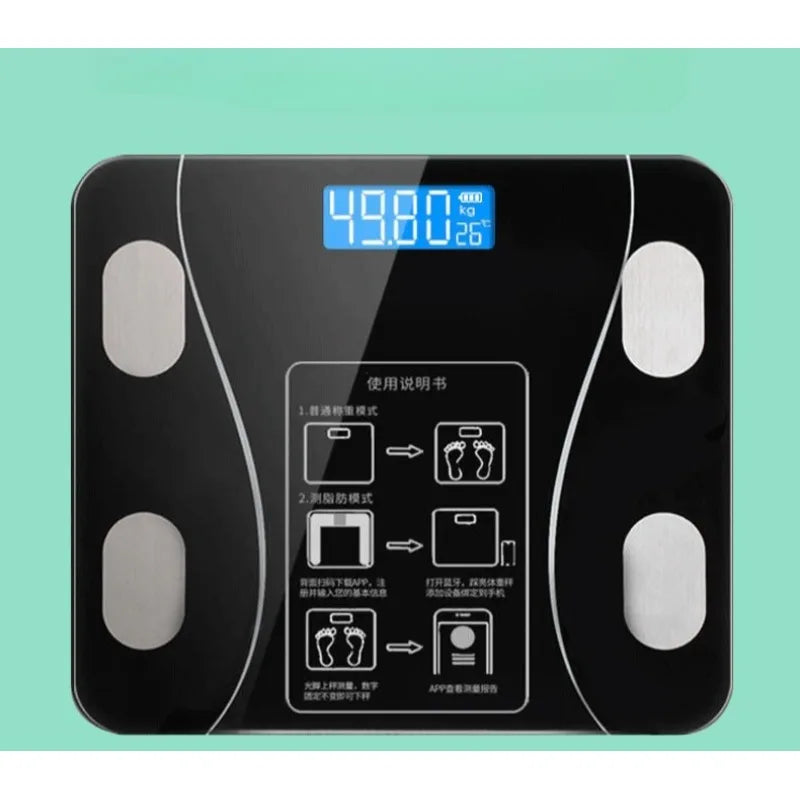 Báscula electrónica digital de uso doméstico con control de peso corporal