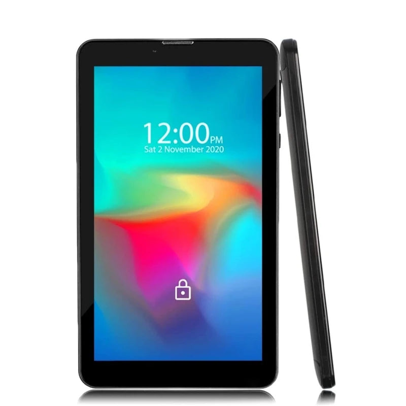 Tabletas con función de llamadas telefónicas Android 6.0 3G de 7 pulgadas, cuatro núcleos, 2 GB de RAM, 16 GB de ROM, 1024x600 píxeles, MTK8735, 2 tarjetas SIM, 2500 mAh