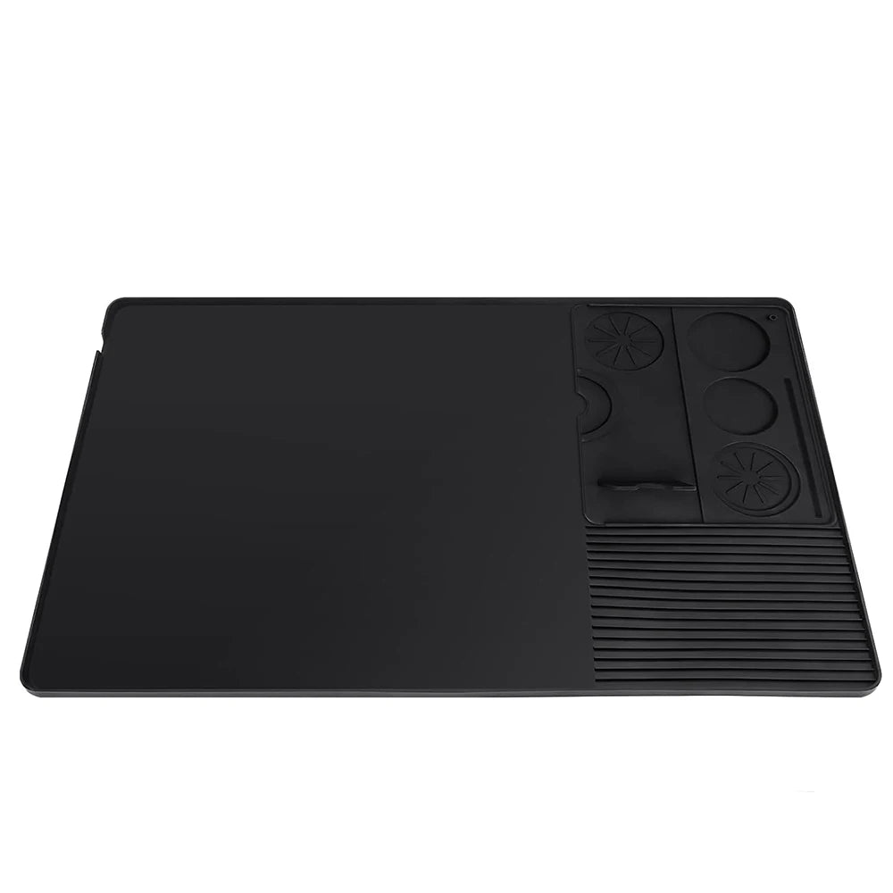 LMETJMA-alfombrilla de silicona para café con alfombrilla desmontable, antideslizante, resistente al calor, para máquina de café expreso Ninja Luxe