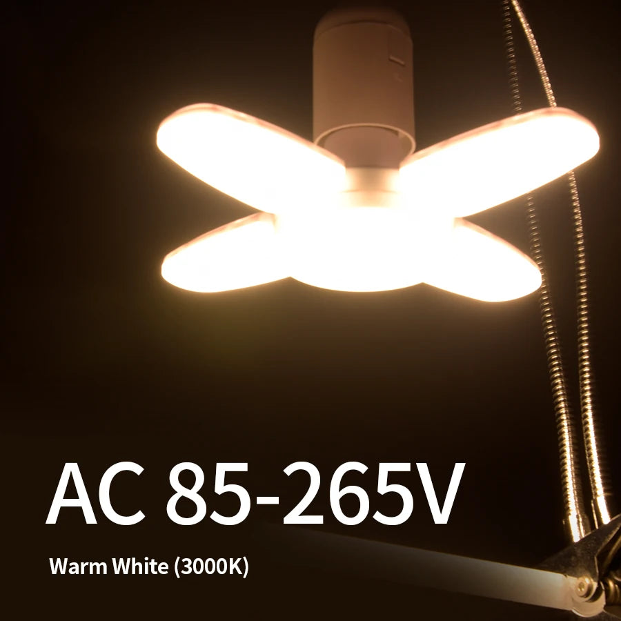 Bombilla LED Plegable E27 para el Hogar y Garaje