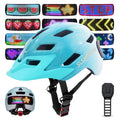 Casco de bicicleta para niños con casco LED, casco de patinaje sobre ruedas para bicicleta de equilibrio de seguridad deportiva para niños
