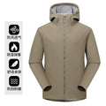 Chaqueta Softshell cálida y resistente al viento de otoño e invierno para hombre con capucha, abrigo con cremallera, duradero, cómodo y versátil, adecuada para desplazamientos diarios y actividades de senderismo al aire l