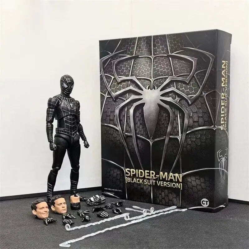 Figura de Acción de Spiderman de 14 cm de Hot Toys - Versión Peter Tobey Maguire Anime Shf, Modelo Articulado, Muñeco Coleccionable, Regalo
