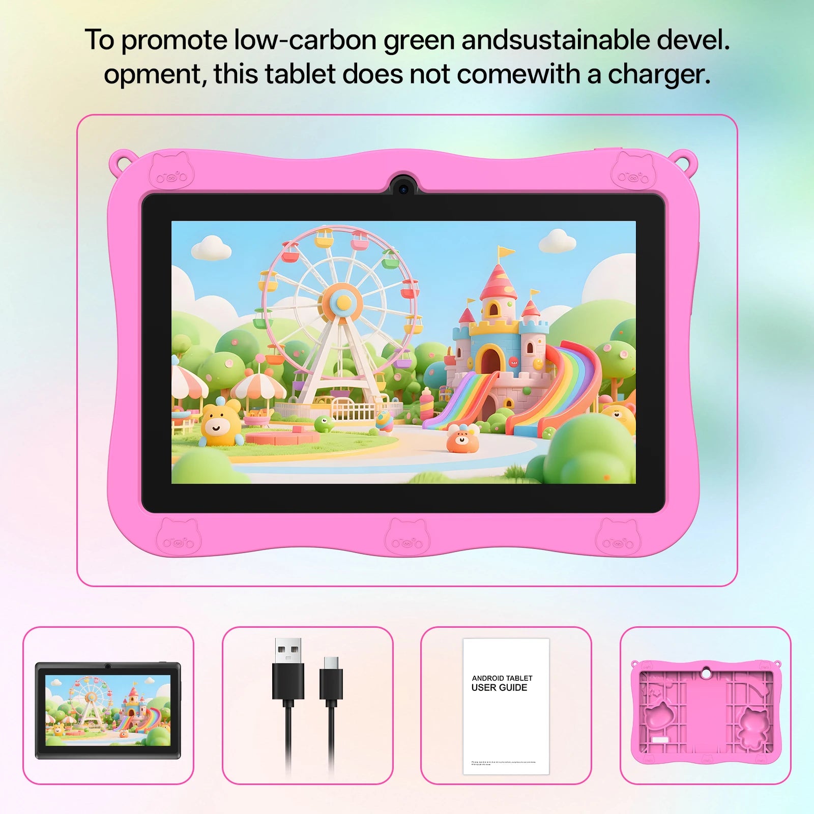 Tableta Nueva y Mejorada 2026: Sistema Operativo Android 13.0, 4GB (2+2) de RAM + 32GB de ROM + 1TB de Memoria Expandible, Batería de 3,500mAh