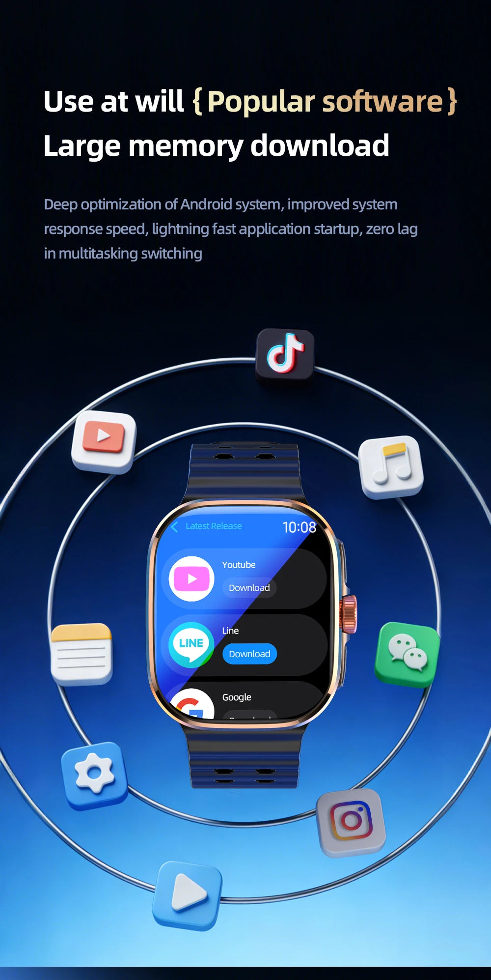 Reloj Inteligente M99 5G Android Cámara