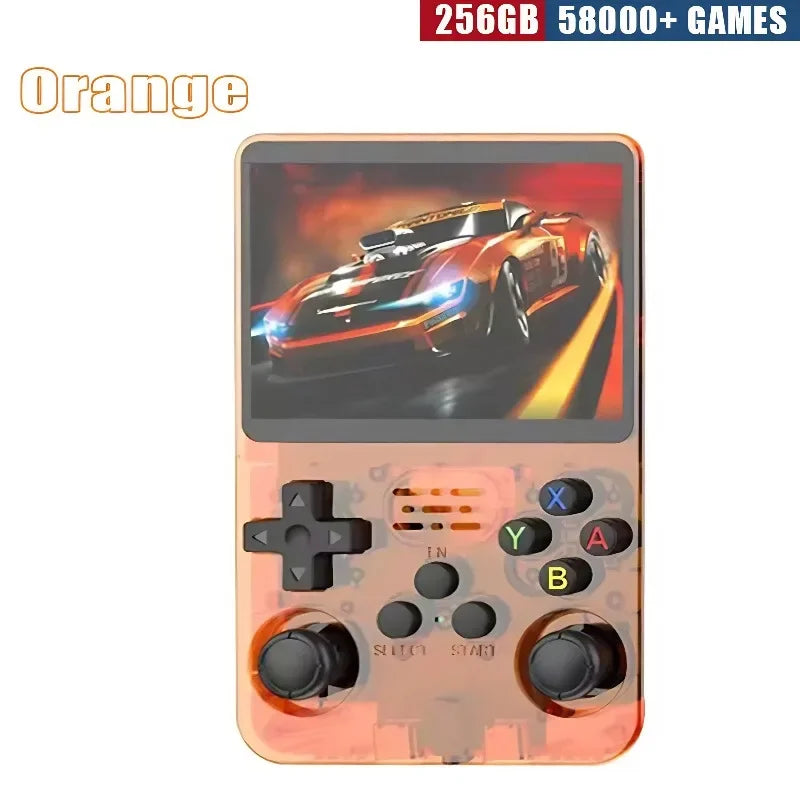 Consola de Juegos Portátil Retro R36S Pro, Pantalla IPS de 3.5 Pulgadas, 64GB a 256GB