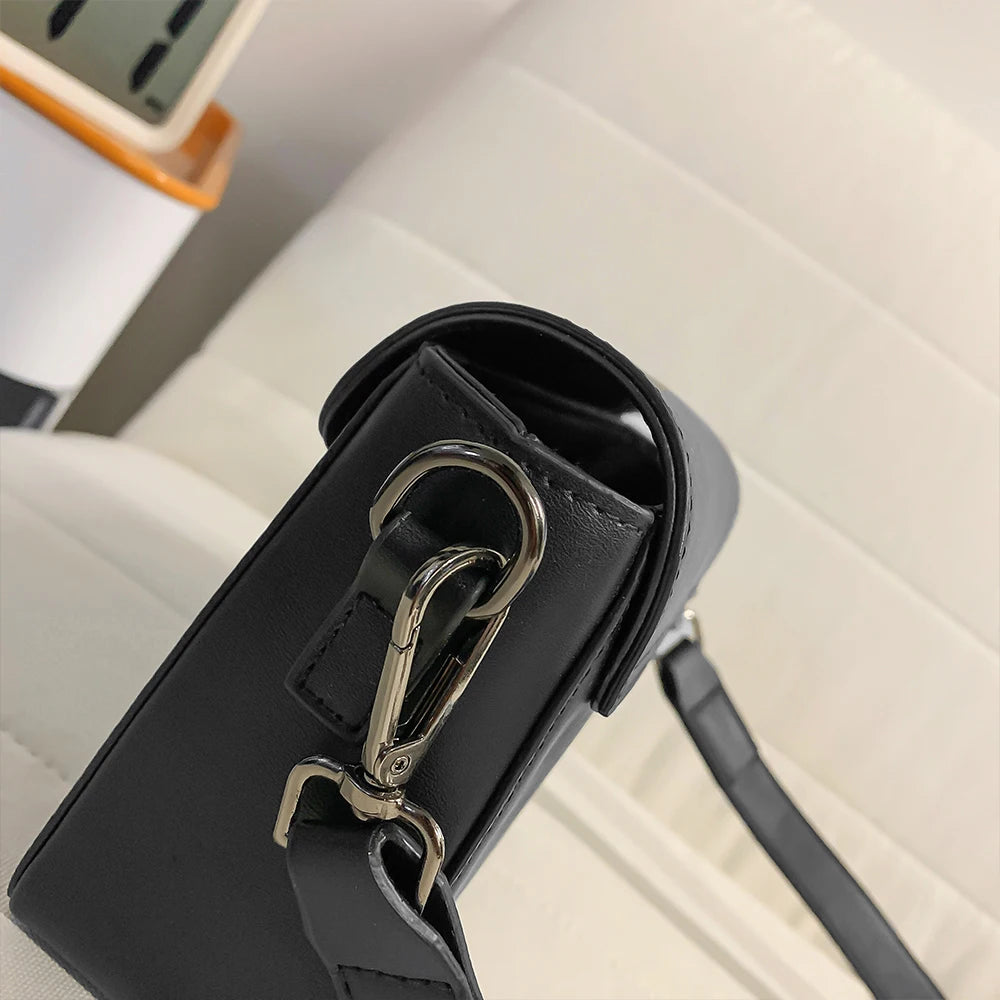 Bolso Cruzado de Cuero Genuino para Hombre, Compacto