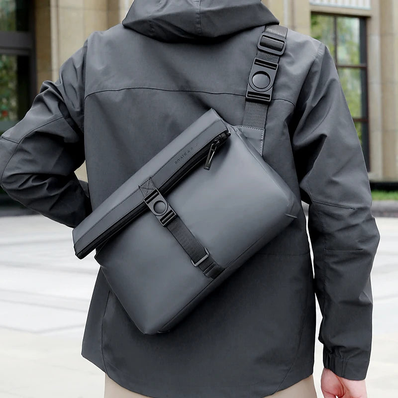 Bolso bandolera de negocios retro, gran capacidad, maletín para hombre, bolso de hombro, mochila de viaje