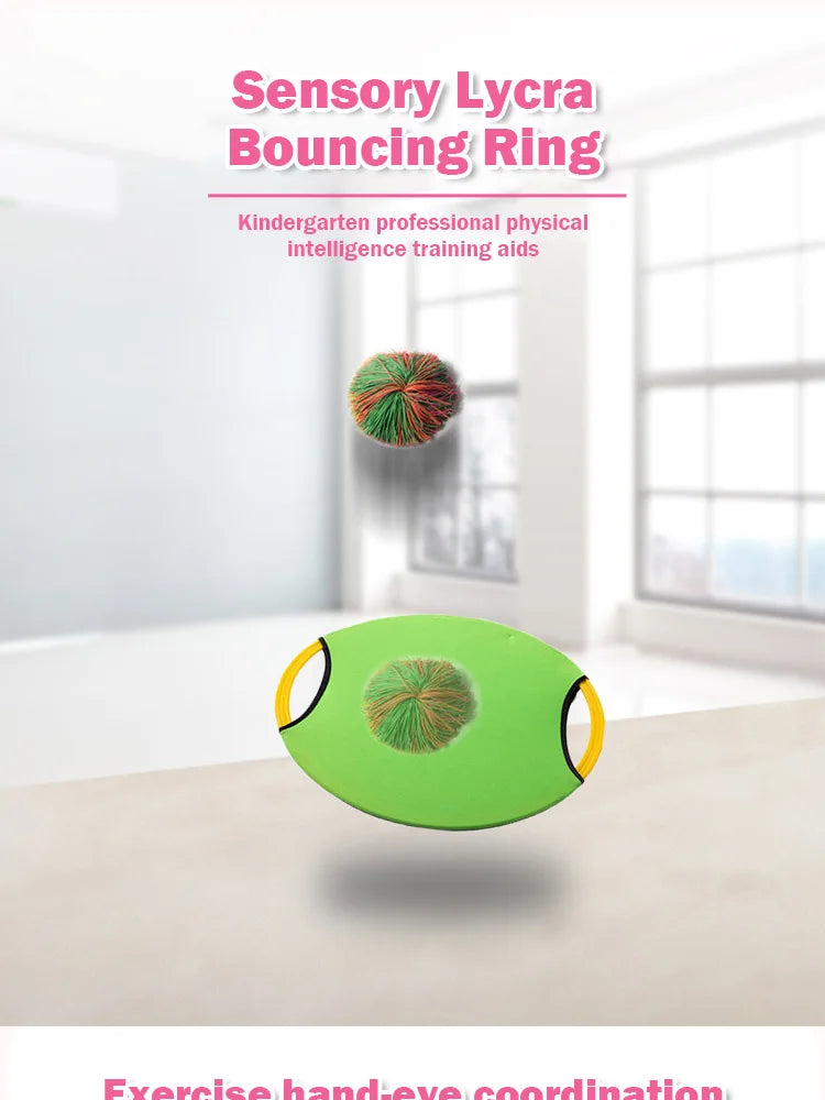 Aro Elástico con Pelota de Goma para Juegos al Aire Libre