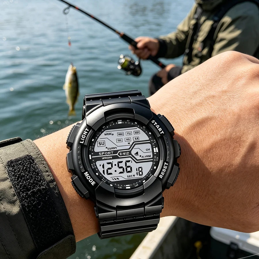 Reloj Digital LED Deportivo MAYZHISU Militar Hombre