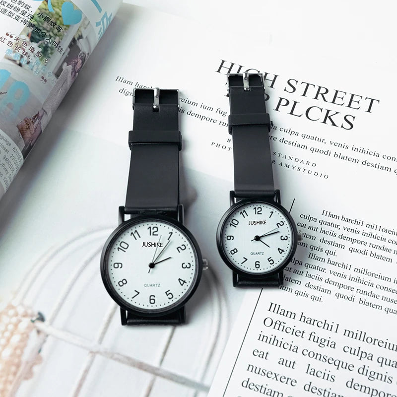 Reloj de Cuarzo Simple para Mujer, Correa de Silicona