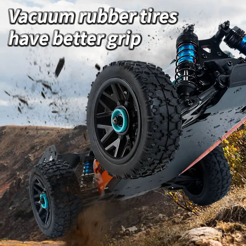 Auto RC de Alta Velocidad 95 km/h 4WD Sin Escobillas Escala 1:14