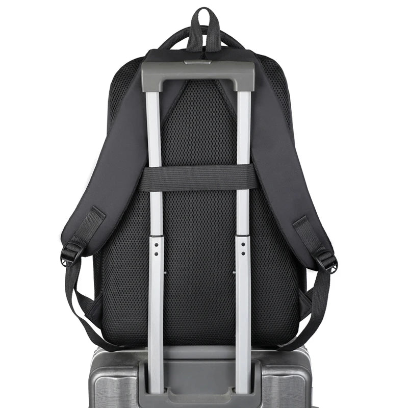 Mochila de gran capacidad - Hecha de tela resistente, con cierre de cremallera, adecuada para bolsas profesionales para portátiles, mochilas de viaje