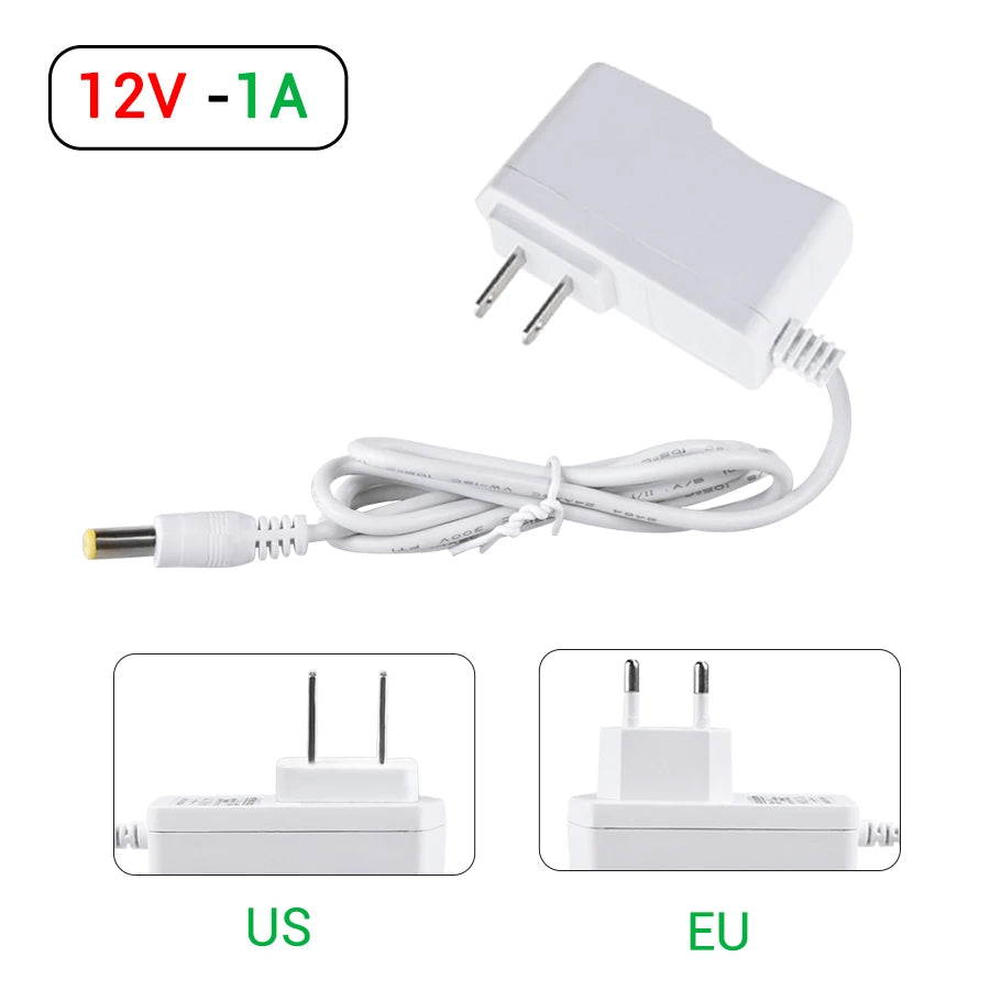 Adaptador de Corriente 12V DC para Controlador LED